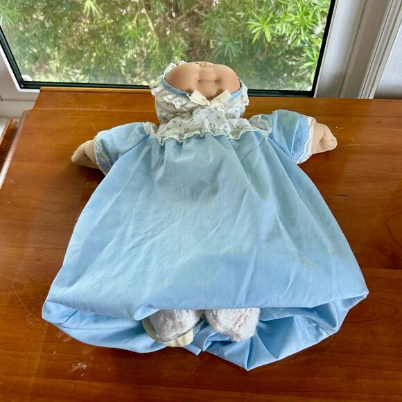 Vintage Cabbage Patch Kids Doll  1980s Coleco, Blue Eyes, Signed, Original Dress - Picture 2 of 14